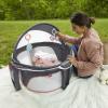 imageFisherPrice Portable Bassinet OnTheGo Baby Dome Travel Play Space with Developmental Newborn Toys ampamp Canopy Pink Pacific Pebble