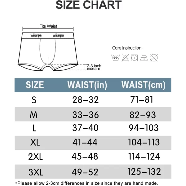 wirarpa Mens Micro Modal Trunks Support Pouch Moisture Wicking Men's Underwear 4 Packs