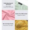 imagewirarpa Mens 100 Cotton Briefs Underwear No Fly Covered Waistband 4 PackMulticolor034 Pack