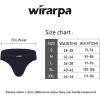 imagewirarpa Mens 100 Cotton Briefs Underwear No Fly Covered Waistband 4 PackMulticolored4 Pack