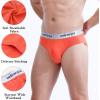 imagewirarpa Mens Cotton Stretch Underwear Support Briefs Wide Waistband MultipackAmulticolored4 Pack