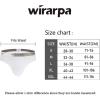imagewirarpa Mens Cotton Stretch Underwear Support Briefs Wide Waistband MultipackWhite4 Pack
