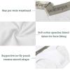 imagewirarpa Mens Cotton Stretch Underwear Support Briefs Wide Waistband MultipackWhite4 Pack