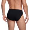 imagewirarpa Mens Underwear Modal Microfiber Briefs No Fly Covered Waistband Silky Touch Underpants 4 PackBlack