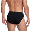 imagewirarpa Mens Underwear Modal Microfiber Briefs No Fly Covered Waistband Silky Touch Underpants 4 PackBlack navy burgundy brown