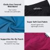 imagewirarpa Mens Underwear Modal Microfiber Briefs No Fly Covered Waistband Silky Touch Underpants 4 PackBurgundy blue red grey