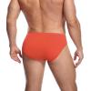 imagewirarpa Mens Underwear Modal Microfiber Briefs No Fly Covered Waistband Silky Touch Underpants 4 PackOrange yellow purple mint