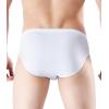 imagewirarpa Mens Underwear Modal Microfiber Briefs No Fly Covered Waistband Silky Touch Underpants 4 PackWhite4 Pack