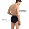 imagewirarpa Mens Underwear Modal No Fly Briefs Silky Comfortable Underpants 4 PackBlackDeep BlueDeep GreyHeather Grey