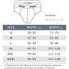 imagewirarpa Mens Underwear Modal No Fly Briefs Silky Comfortable Underpants 4 PackBlackDeep BlueDeep GreyHeather Grey