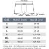 imagewirarpa Mens Breathable Modal Microfiber Trunks Underwear Covered Band Multipack14014pprint Design