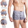 imagewirarpa Mens Breathable Modal Microfiber Trunks Underwear Covered Band Multipack14014pprint Design