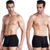 imagewirarpa Mens Breathable Modal Microfiber Trunks Underwear Covered Band Multipack14024psolid Black
