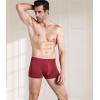 imagewirarpa Mens Breathable Modal Microfiber Trunks Underwear Covered Band Multipack14024psolid Color