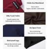 imagewirarpa Mens Breathable Modal Microfiber Trunks Underwear Covered Band Multipack14024psolid Color