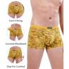 imagewirarpa Mens Breathable Modal Microfiber Trunks Underwear Covered Band MultipackMulticolor204 Pack