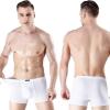 imagewirarpa Mens Breathable Modal Microfiber Trunks Underwear Covered Band MultipackWhite4 Pack