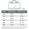 imagewirarpa Mens Trunks Underwear Cotton Boxer Briefs Short Leg Comfortable Underpants 4 PackPurple red yellow green