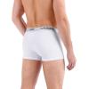 imagewirarpa Mens Trunks Underwear Cotton Boxer Briefs Short Leg Comfortable Underpants 4 PackWhite