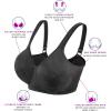 imagewirarpa Womens Bras Wireless Full Coverage Plus Size Minimizer Non Padded Comfort Soft Bra MultipackBlack2 Pack