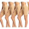 imagewirarpa Womens Cotton Boy Shorts Underwear Anti Chafing Soft Biker Short Plus Boy Shorts Panties 4 PackBeige4 Pack