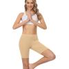 imagewirarpa Womens Anti Chafing Cotton Underwear Boy Shorts Long Leg Boyshorts Panties 3 PackBeige