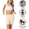 imagewirarpa Womens Anti Chafing Cotton Underwear Boy Shorts Long Leg Boyshorts Panties 3 PackBlack Beige Apricot3 Pack