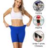 imagewirarpa Womens Anti Chafing Cotton Underwear Boy Shorts Long Leg Boyshorts Panties 3 PackDazzling Blue  Yellow  Fuschia