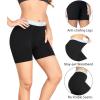 imagewirarpa Womens Boxer Briefs Cotton Underwear Anti Chafing Boy Shorts Panties 55quot Inseam 4 PackBlack