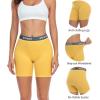 imagewirarpa Womens Boxer Briefs Cotton Underwear Anti Chafing Boy Shorts Panties 55quot Inseam 4 PackLight BlueYellowSky BluePink