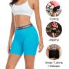imagewirarpa Womens Boxer Briefs Cotton Underwear Anti Chafing Boy Shorts Panties 55quot Inseam 4 PackLight BlueYellowSky BluePink