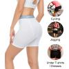 imagewirarpa Womens Boxer Briefs Cotton Underwear Anti Chafing Boy Shorts Panties 55quot Inseam 4 PackWhite