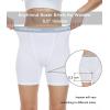 imagewirarpa Womens Boxer Briefs Cotton Underwear Anti Chafing Boy Shorts Panties 55quot Inseam 4 PackWhite