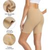 imagewirarpa Womens Cotton Boy Shorts Underwear Anti Chafing Soft Biker Short Plus Boy Shorts Panties 4 PackBeige4 Pack
