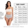 imagewirarpa Womens Cotton Stretch Underwear Briefs Soft Breathable High Waisted Full Coverage Ladies Panties MultipackBlackBeigeGreyVelvet Morning