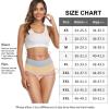 imagewirarpa Womens Cotton Underwear High Waist Stretch Briefs Soft Underpants Ladies Full Coverage Panties 5 PackBeige