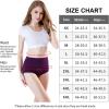 imagewirarpa Womens Cotton Underwear High Waisted Ladies Panties Full Coverage Briefs 4 Pack Regular ampamp Plus SizeAssorted  Set 2