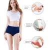 imagewirarpa Womens Cotton Underwear High Waisted Ladies Panties Full Coverage Briefs 4 Pack Regular ampamp Plus SizeAssorted  Set 2