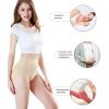 imagewirarpa Womens Cotton Underwear High Waisted Ladies Panties Full Coverage Briefs 4 Pack Regular ampamp Plus SizeBlackDeep RedTealBeige  Set 16