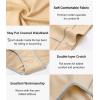 imagewirarpa Womens Cotton Underwear Stretch Mid Waisted Briefs Ladies Panties 5 Pack Regular ampamp Plus SizeBeige5pack