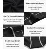 imagewirarpa Womens Cotton Underwear Stretch Mid Waisted Briefs Ladies Panties 5 Pack Regular ampamp Plus SizeBlack5 Pack