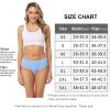 imagewirarpa Womens Cotton Underwear Stretch Mid Waisted Briefs Ladies Panties 5 Pack Regular ampamp Plus SizeMulticolor025 Pack