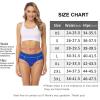 imagewirarpa Womens Cotton Underwear Stretch Mid Waisted Briefs Ladies Panties 5 Pack Regular ampamp Plus SizeMulticolor035 Pack