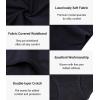 imagewirarpa Womens Modal Underwear Soft High Waist Briefs Ladies Panties 4 Pack Regular ampamp Plus SizeBlack4 Pack