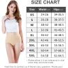 imagewirarpa Womens Modal Underwear Soft High Waist Briefs Ladies Panties 4 Pack Regular ampamp Plus SizeBlackBeige
