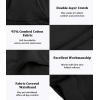 imagewirarpa Womens Underwear Cotton Mid Waisted Ladies Panties Full Coverage Briefs 4 Pack Regular ampamp Plus SizeBlack4 Pack