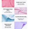 imagewirarpa Womens Underwear Cotton Mid Waisted Ladies Panties Full Coverage Briefs 4 Pack Regular ampamp Plus SizeMulticolor034 Pack