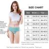 imagewirarpa Womens Underwear Cotton Mid Waisted Ladies Panties Full Coverage Briefs 4 Pack Regular ampamp Plus SizeMulticolor044 Pack