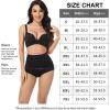 imagewirarpa Womens Underwear Cotton Super High Waisted Briefs Stretch Full Coverage Panties 4 Pack00multicolora3