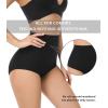 imagewirarpa Womens Underwear Cotton Super High Waisted Briefs Stretch Full Coverage Panties 4 Pack00multicolora3
